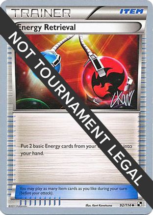 World Championship Decks Energy Retrieval - 2011 (Christopher Kan) #92