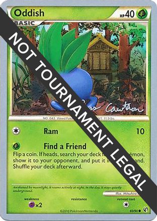 World Championship Decks Oddish - 2011 (Ross Cawthon) #60