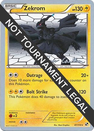 World Championship Decks Zekrom - 2011 (Ross Cawthon) #47
