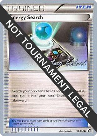 World Championship Decks Energy Search - 2012 (Zachary Bokhari) #93