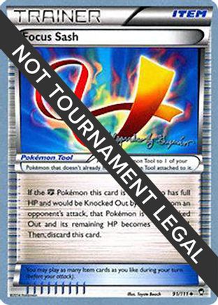 World Championship Decks Focus Sash - 2015 (Alejandro Ng-Guzman) #91