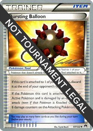 World Championship Decks Bursting Balloon - 2016 (Cody Walinski) #97