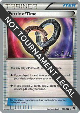 World Championship Decks Puzzle of Time - 2018 (Robin Schulz) #109