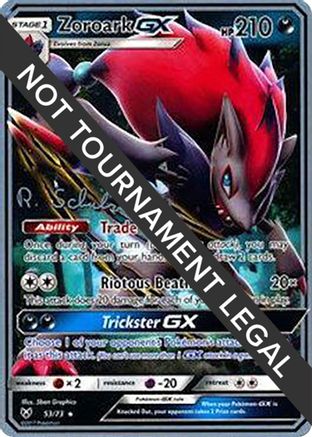 World Championship Decks Zoroark GX - 2018 (Robin Schulz) #53