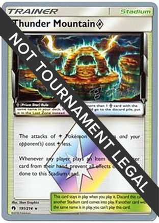 World Championship Decks Thunder Mountain Prism Star - 2019 (Haruki Miyamoto) #191