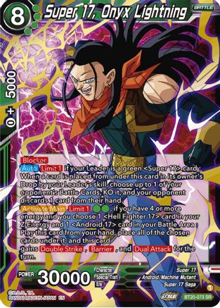 Super 17, Onyx Lightning - Power Absorbed - Dragon Ball Super: Masters