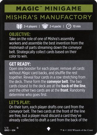 Magic Minigame: Mishra's Manufactory