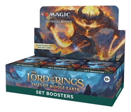 Universes Beyond: The Lord of the Rings: Tales of Middle-earth - Set Booster  Box - Universes Beyond: The Lord of the Rings: Tales of Middle-earth - Magic:  The Gathering