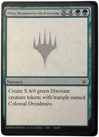 Then, Dreadmaws Ate Everyone