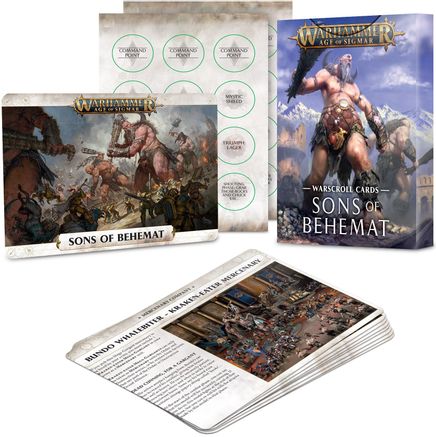 Warhammer: Age of Sigmar - Warscroll Cards: Sons of Behemat - Warhammer ...