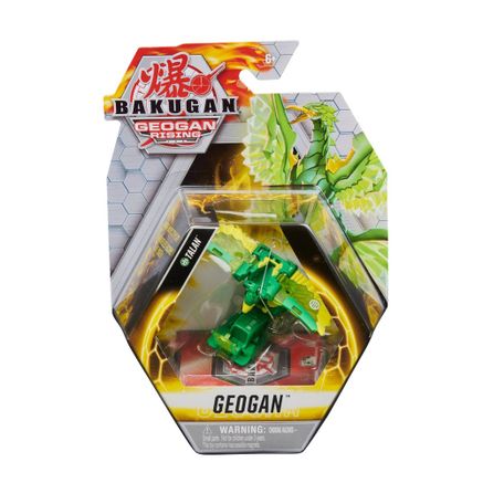 Bakugan Geogan Talan – Figura Action Con Trasformazione Pop-open, Carte Collezionabili, Per Battaglie, Dai 6 Anni
