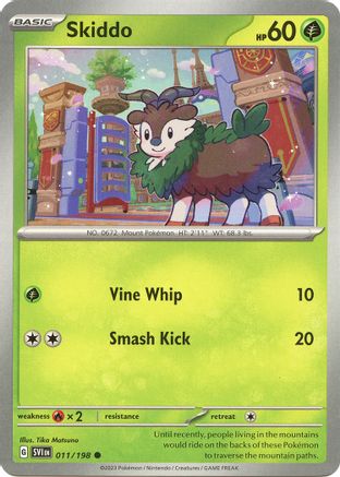 SV01: Scarlet & Violet Base Set Skiddo #011