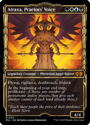 Atraxa, Praetors' Voice (Halo Foil)