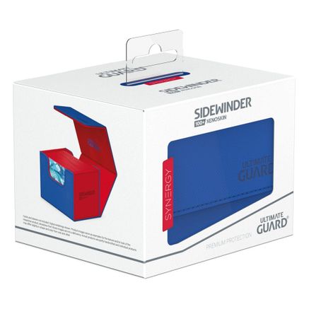 Synergy Sidewinder Xenoskin Deck Case 100+ - Blue/Red - Ultimate Guard