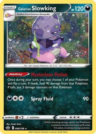 Miscellaneous Cards & Products Galarian Slowking (Cosmos Holo) #098