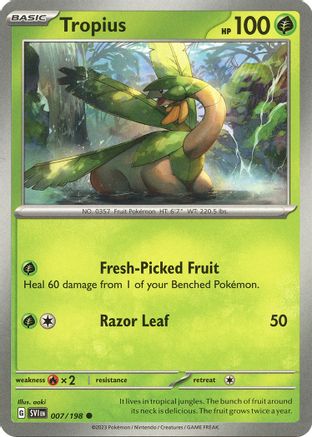 SV01: Scarlet & Violet Base Set Tropius #007
