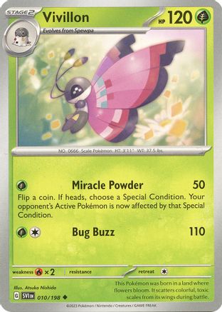SV01: Scarlet & Violet Base Set Vivillon #010