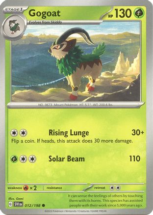 SV01: Scarlet & Violet Base Set Gogoat #012