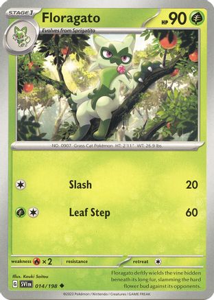 SV01: Scarlet & Violet Base Set Floragato #014