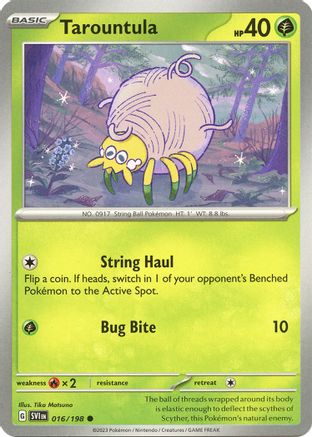SV01: Scarlet & Violet Base Set Tarountula #016