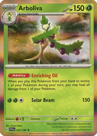 SV01: Scarlet & Violet Base Set Arboliva #023