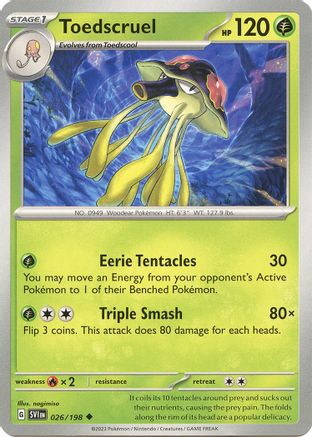 SV01: Scarlet & Violet Base Set Toedscruel #026