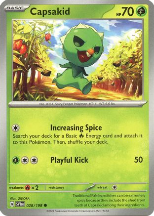 SV01: Scarlet & Violet Base Set Capsakid #028
