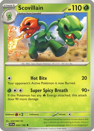 SV01: Scarlet & Violet Base Set Scovillain #029