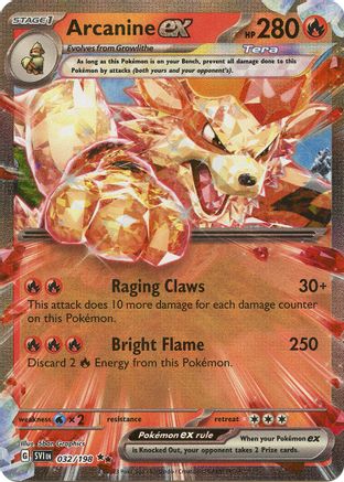 Arcanine ex - 032/198