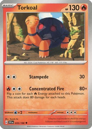 SV01: Scarlet & Violet Base Set Torkoal #035