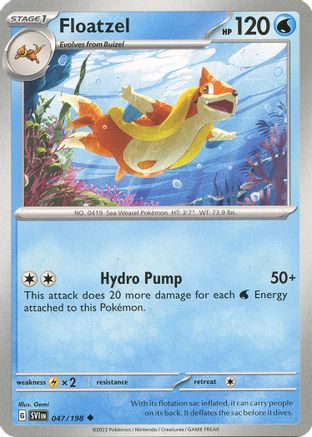 SV01: Scarlet & Violet Base Set Floatzel #047