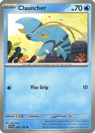 SV01: Scarlet & Violet Base Set Clauncher #049