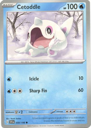 SV01: Scarlet & Violet Base Set Cetoddle #059