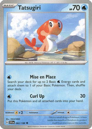 SV01: Scarlet & Violet Base Set Tatsugiri #062
