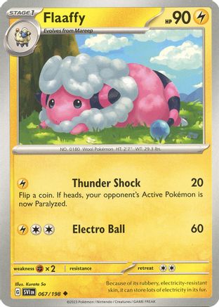 SV01: Scarlet & Violet Base Set Flaaffy #067