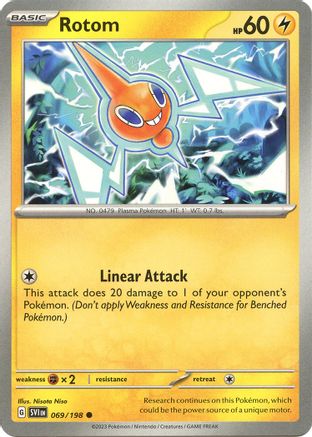 SV01: Scarlet & Violet Base Set Rotom #069
