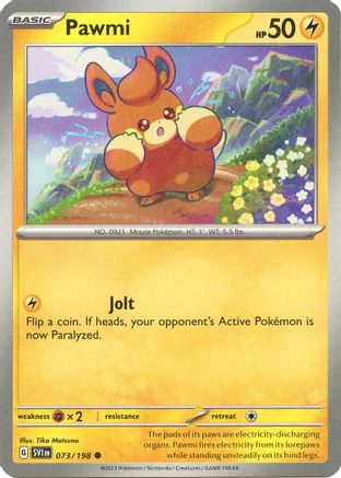SV01: Scarlet & Violet Base Set Pawmi #073