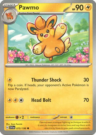 SV01: Scarlet & Violet Base Set Pawmo #075