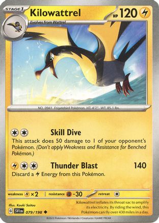 SV01: Scarlet & Violet Base Set Kilowattrel #079