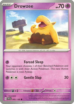 SV01: Scarlet & Violet Base Set Drowzee #082