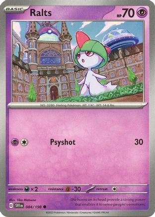 SV01: Scarlet & Violet Base Set Ralts #084