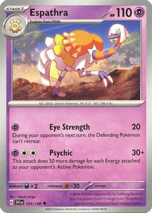 SV01: Scarlet & Violet Base Set Espathra #103