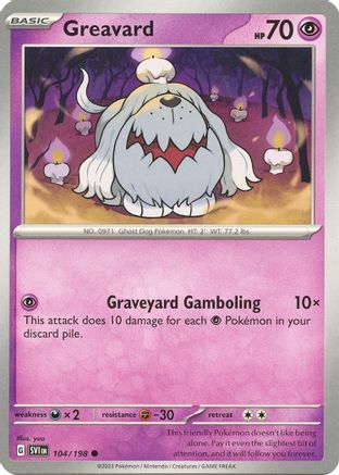SV01: Scarlet & Violet Base Set Greavard #104
