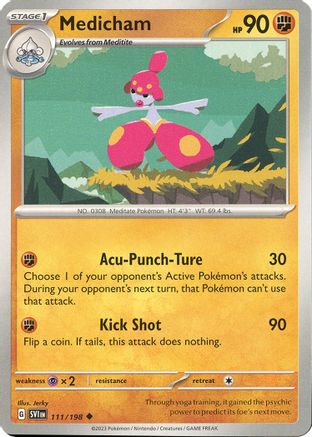 SV01: Scarlet & Violet Base Set Medicham #111