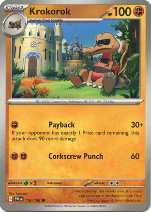 SV01: Scarlet & Violet Base Set Krokorok #116