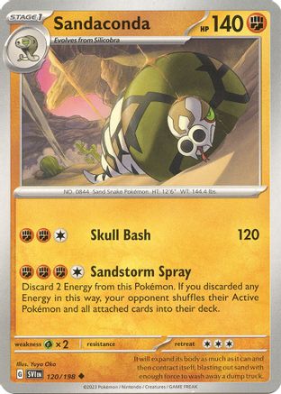 SV01: Scarlet & Violet Base Set Sandaconda #120