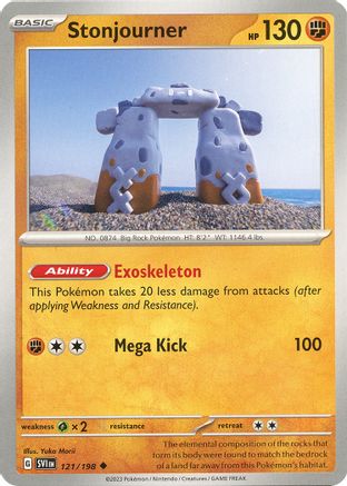 SV01: Scarlet & Violet Base Set Stonjourner #121