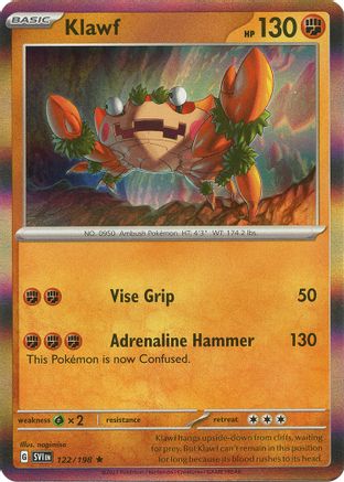 SV01: Scarlet & Violet Base Set Klawf #122