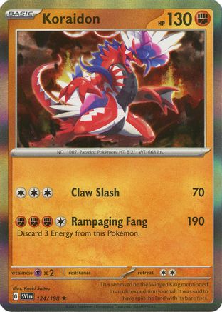 SV01: Scarlet & Violet Base Set Koraidon #124