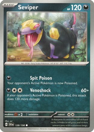 SV01: Scarlet & Violet Base Set Seviper #128